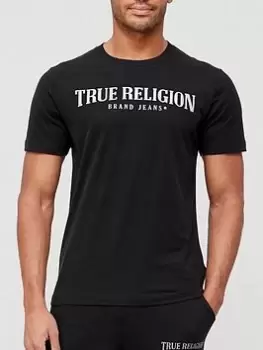 True Religion Reflective Arch Logo T-Shirt - Black