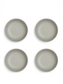 Sabichi 4 Piece Grey Stoneware Pasta Bowl