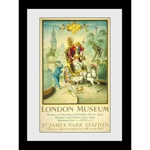 Transport For London London Museum 60 x 80 Framed Collector Print