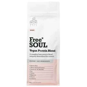 Free Soul Vegan Protein Blend Berry Flavour 600g
