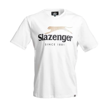 Slazenger 1881 Mark L T Shirt Mens - White