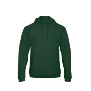 B&C Adults Unisex ID. 203 50/50 Hooded Sweatshirt (M) (Bottle Green)