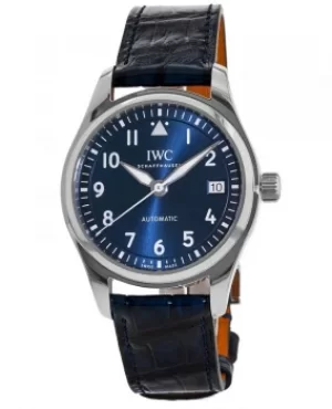 IWC Pilot's Automatic Blue Dial Leather Strap Unisex Watch IW324008 IW324008