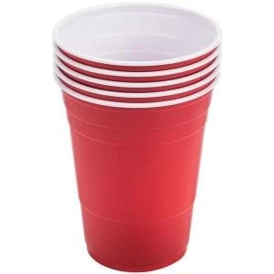 Solo 16oz Party Cup Red Pack 50 P16R