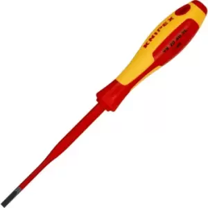 Knipex 98 20 40 Sl Slotted Screwdriver, Tip 4Mm, 202Mm