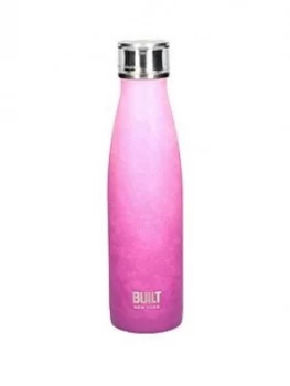 Built Hydration Double Walled Stainless Steel Water Bottle ; Pink And Purple Ombre