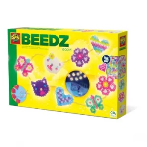 Ses Creative Beedz Childrens Iron-on Beads Light Garland Mosaic Kit- 1600 Iron-on Beads- Unisex
