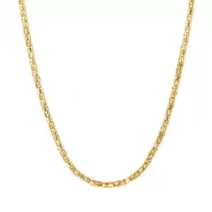 56cm Gold Plated Fancy Chain Necklace N4568