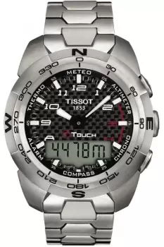 Mens Tissot T-Touch Expert Titanium Alarm Chronograph Watch T0134204420200