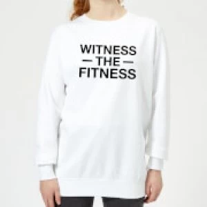 Witness the Fitness Womens Sweatshirt - White - 5XL