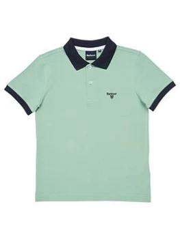 Barbour Boys Lynton Polo Shirt - Faded Apple, Faded Apple, Size 8-9 Years