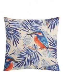 Kingfishers Scatter Cushion Pair - Cobalt Blue
