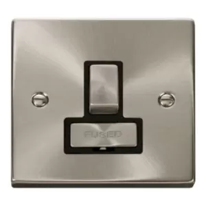 Satin Chrome 13A Switched Fused Spur - VPSC751BK - 217349