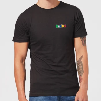 Rubik's Core Logo Pocket Mens T-Shirt - Black - XS - Black