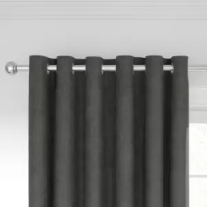 Nalu Nicole Scherzinger Kalo Lined Curtains 66" x 72", Charcoal