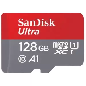 SanDisk Ultra MicroSDXC Memory Card 100MB/s Class 10 - 128GB