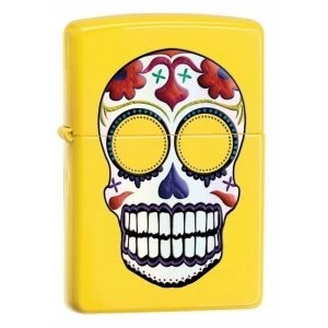 Zippo Day Of The Dead Skull Lemon Windproof Lighter
