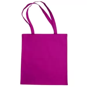 Jassz Bags "Beech" Cotton Large Handle Shopping Bag / Tote (Pack of 2) (One Size) (Pink)