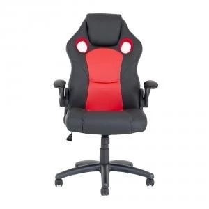 Trexus Enzo Racing Chair Bonded Leather Red and Black Ref EX000208