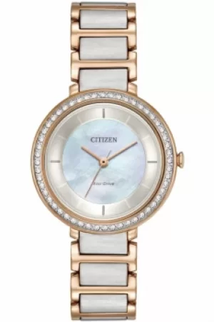 Ladies Citizen Silhouette Crystal Watch EM0483-89D