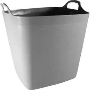 Town and Country Square Flexi Tub Flexible Bucket 40l Grey