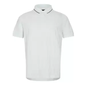 Armani Exchange Logo Polo Shirt - White