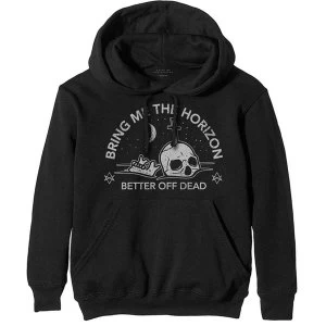 Bring Me The Horizon - Happy Song Mens Small Pullover Hoodie - Black
