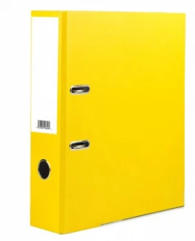 Value Lever Arch File A4 Yellow PK10