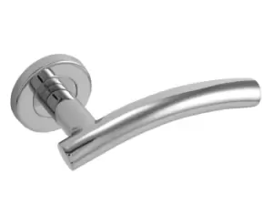 Eclipse J34405 SSS 19mm Arched Door Handle Set Fire Rated Stainless Steel