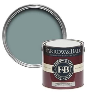 Farrow & Ball Estate Oval room blue No. 85 Matt Emulsion Paint 2.5L