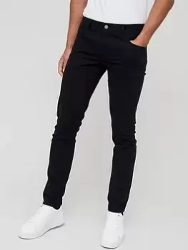 Armani Exchange J14 Skinny Fit Jeans - Black, Size 32, Length Regular, Men
