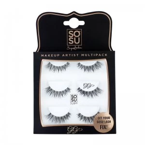 SOSU by SJ Gigi Premium Eyelashes x 3 Multipack