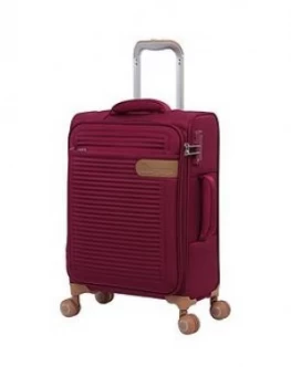 It Luggage Radiate Dark Red Cabin Case