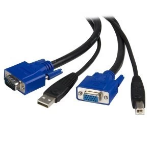 15 ft 2 in 1 Universal USB KVM Cable