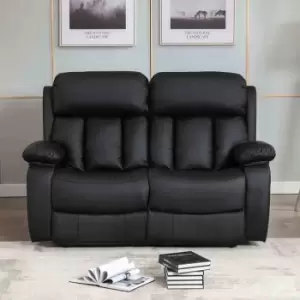 Chester 2 Seater Auto Sofa - Black