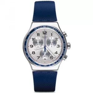 Mens Swatch Frescoazul Chronograph Watch