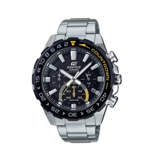 Casio Black and Silver 'Edifice' Watch - EFS-S550DB-1AVUEF