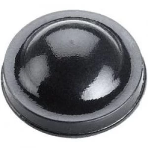 Buffer self adhesive circular Black x H 15.9mm x 6.35mm 3