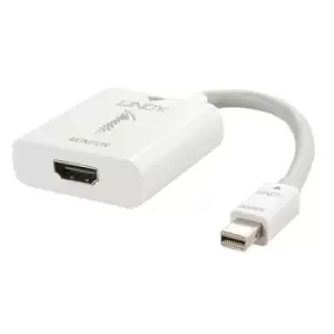 Lindy 41069 video cable adapter Mini DisplayPort HDMI Type A (Standard) White