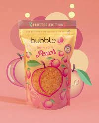 Bubble T Bath Salts - Peach 500g