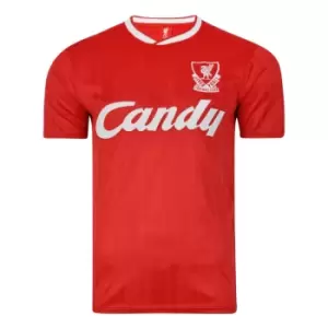 Score Draw Liverpool FC 1989 Retro Football Shirt