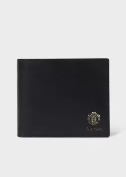 Paul Smith Paul Smith & Manchester United - Black 'Stadium' Billfold Wallet
