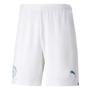2021-2022 Man City Away Shorts (White)