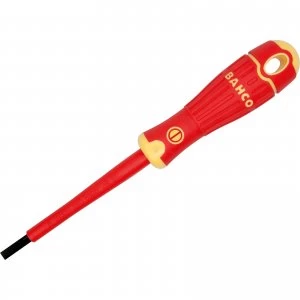 Bahco VDE Insulated Slotted Screwdriver 3.5mm 100mm