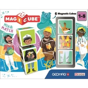 Magicube Mix & Match 6 Cubes Geomag Set