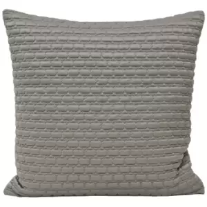 Riva Home Honeycomb Cushion Cover (45x45cm) (Silver)