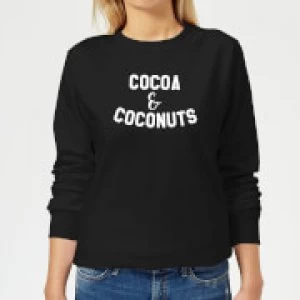 Cocoa and Coconuts Womens Sweatshirt - Black - 5XL