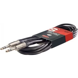 Stagg 6mm to 6mm Audio Deluxe Cable 6m