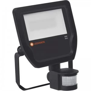 LEDVANCE 20W Integrated LED Floodlight With PIR Black - Cool White - F2040BS 143555-460959