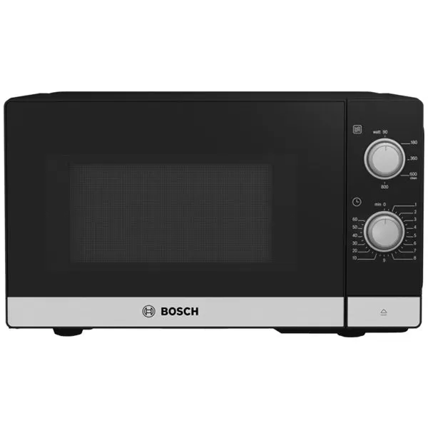 Bosch FEL020MS2B Serie 2 Solo Microwave Oven With Grill Black 20L 800W